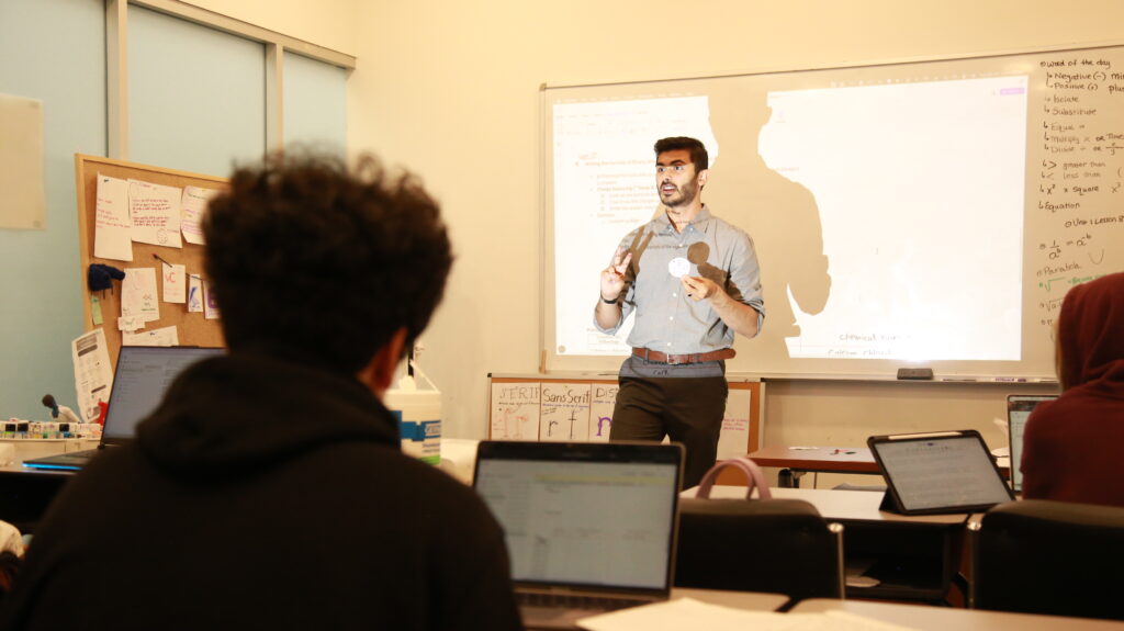 Mr. B teaching